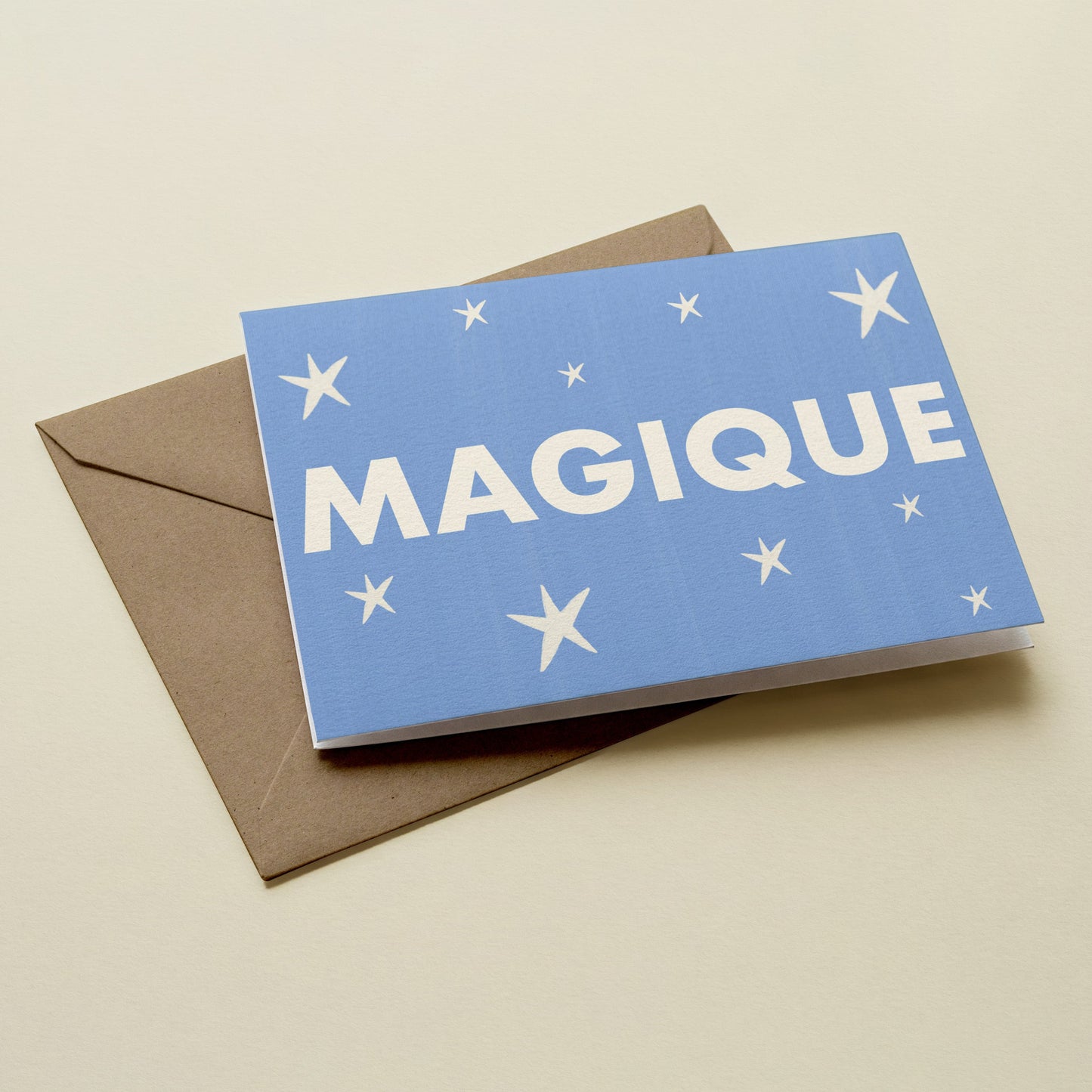 Magique French Greetings Card