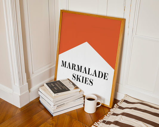 Marmalade Skies Retro Music Giclée Art Print