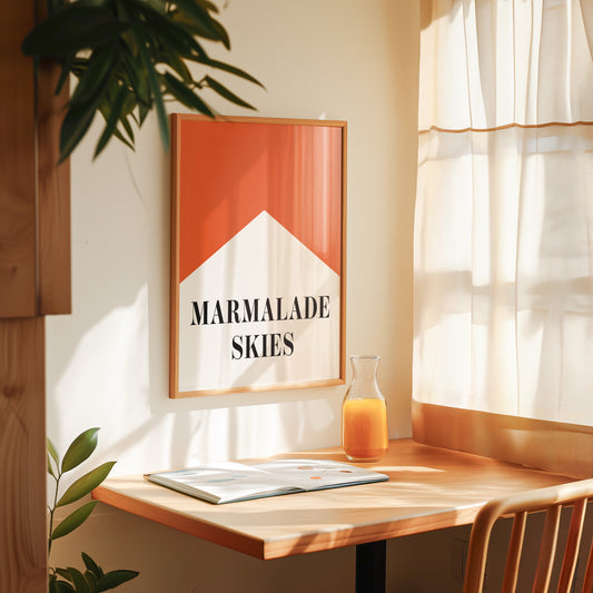 Marmalade Skies Retro Music Giclée Art Print