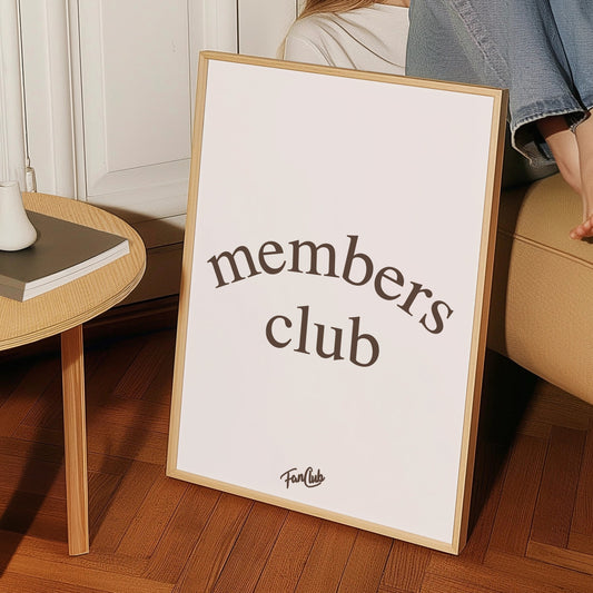 Fanclub Core Members Club Giclée Art Print
