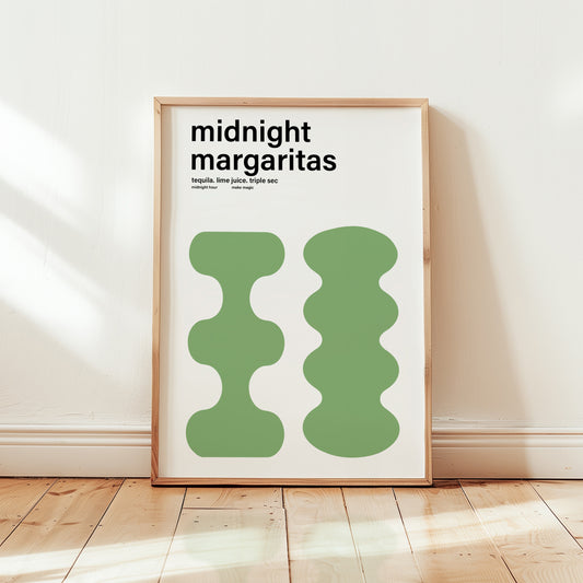 Midnight Margaritas Giclée Art Print
