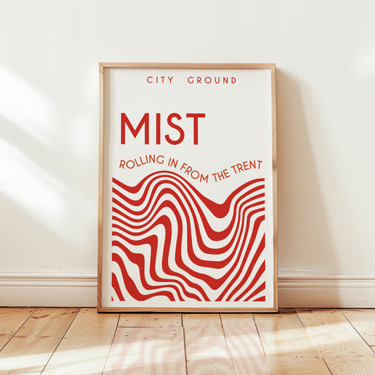 City Ground NFFC Football Fanclub Giclée Art Print