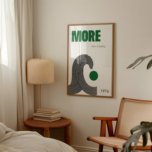 More than a feeling abstract Giclée retro Art Print