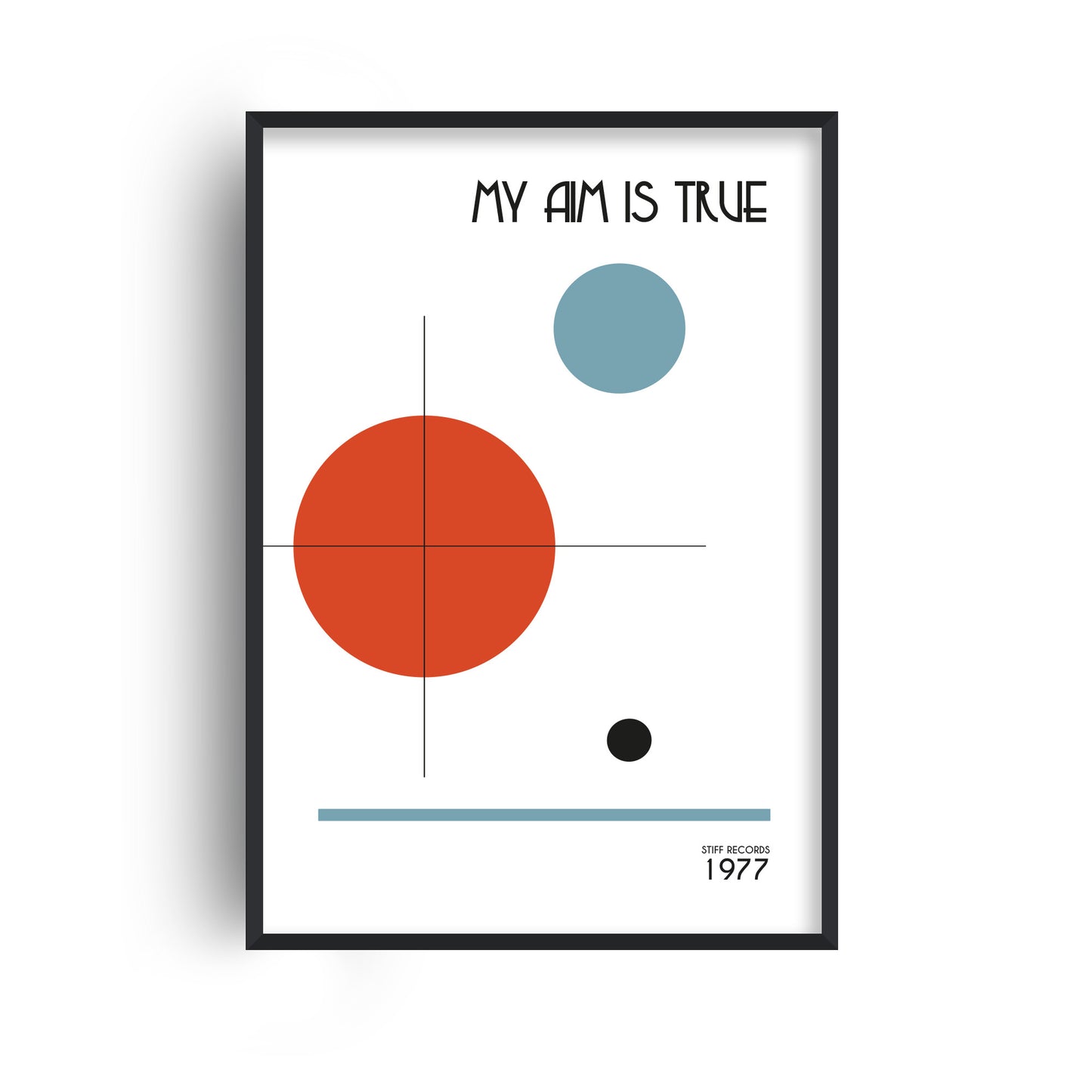 My aim is true abstract Giclée retro Art Print