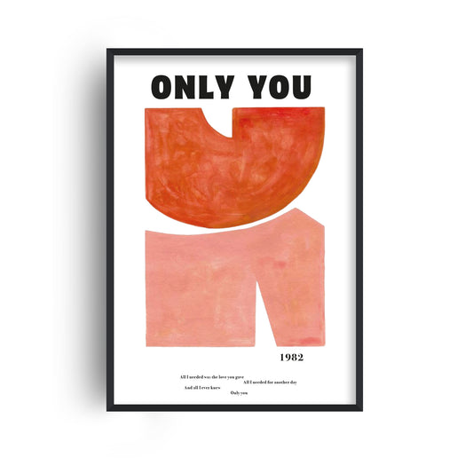 Only You 1980s music Inspired Giclée Art Print