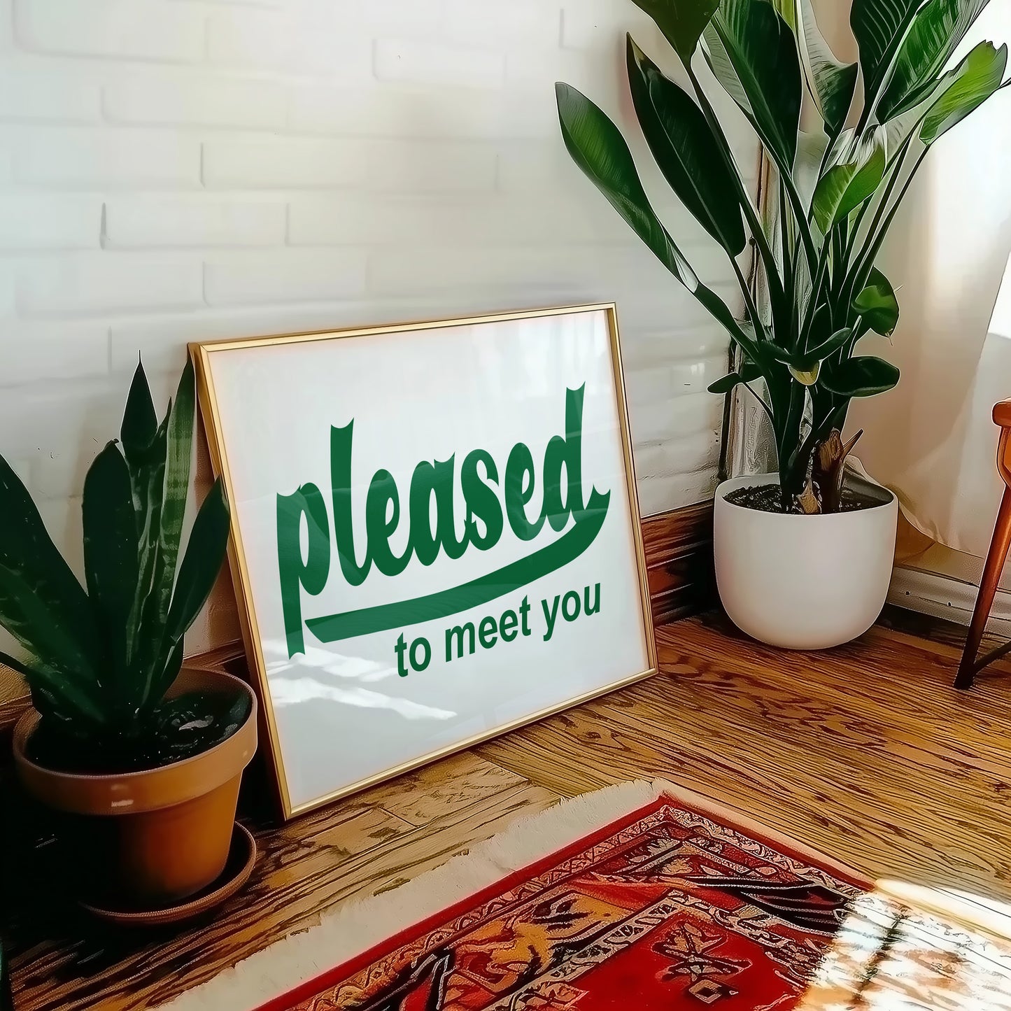 Pleased To Meet You Retro Music Giclée Art Print