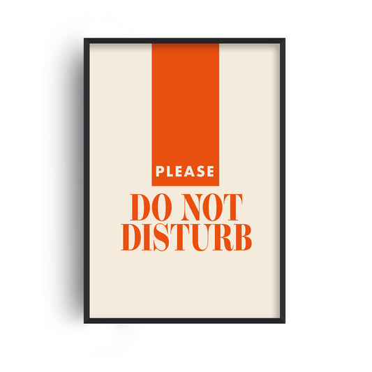 Do not disturb Retro Giclée Art Print