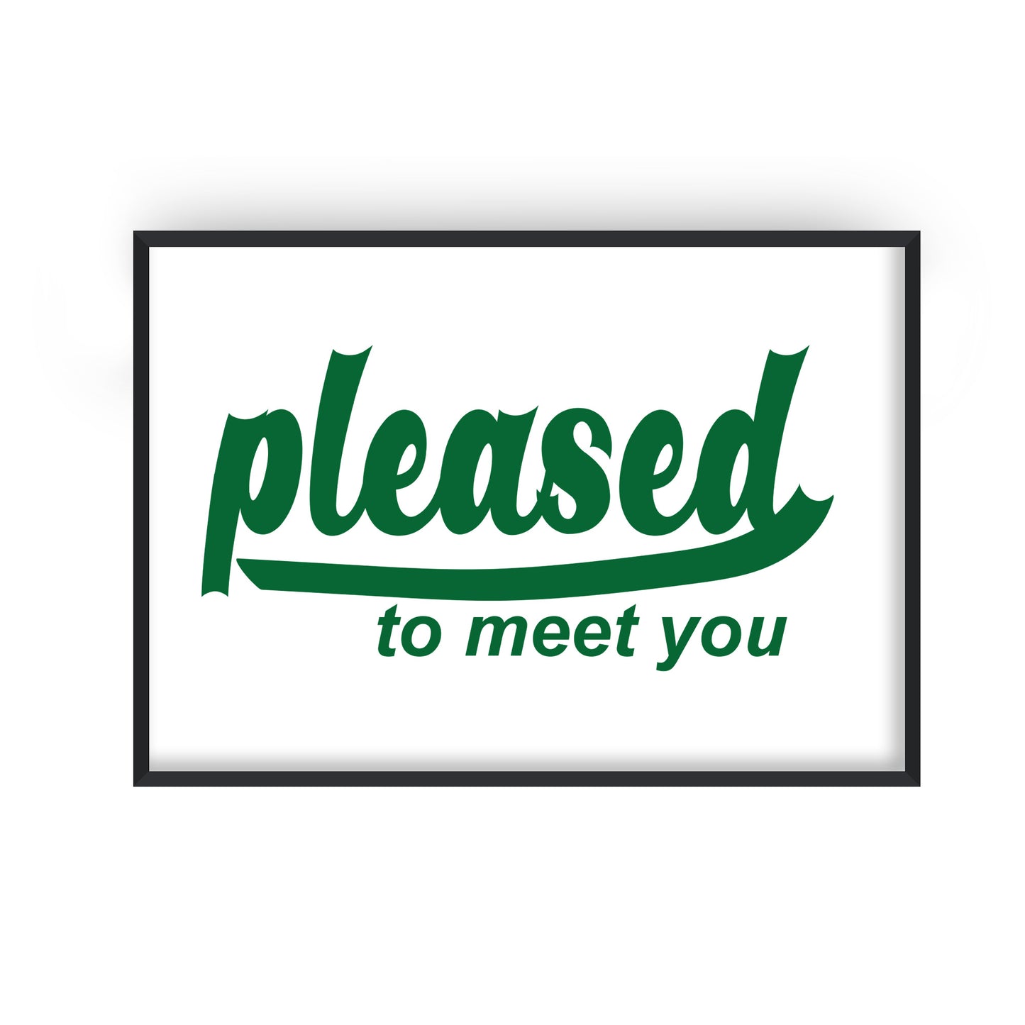 Pleased To Meet You Retro Music Giclée Art Print