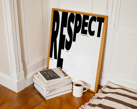Respect Retro Music Giclée Art Print