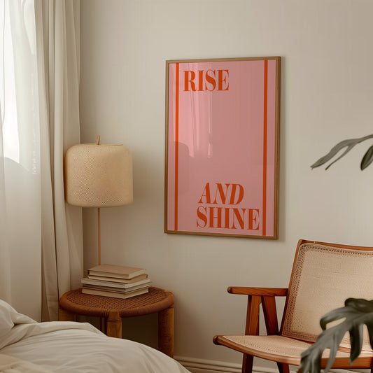 Rise and shine Retro Giclée Art Print