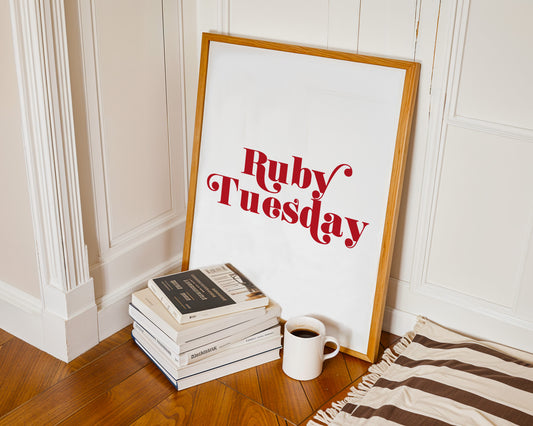 Ruby Tuesday Giclée Art Print