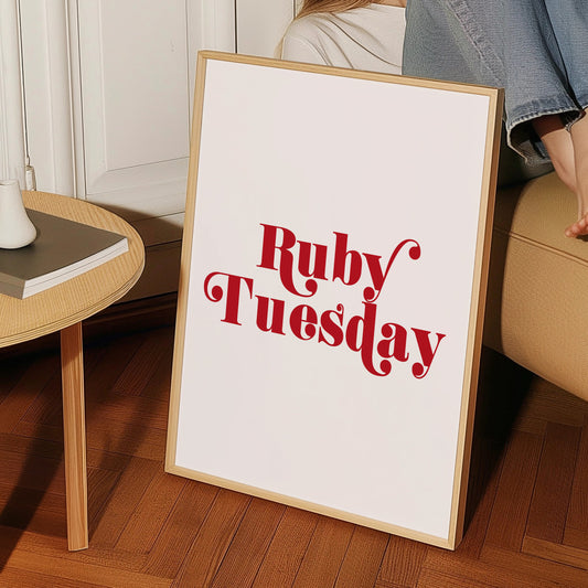 Ruby Tuesday Giclée Art Print