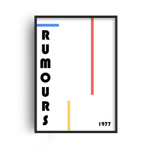 Rumours Giclée retro Art Print