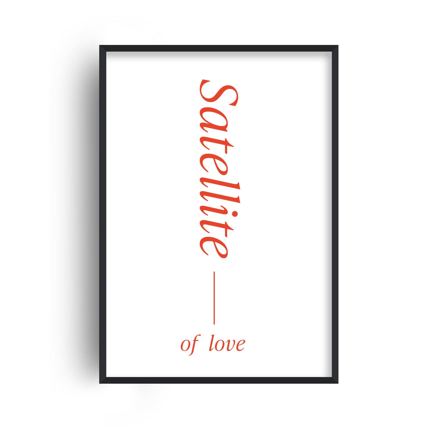 Satellite Of Love Retro Music Giclée Art Print