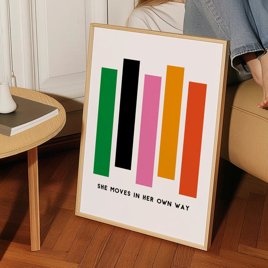 She Moves In Her Own Way Giclée Art Print