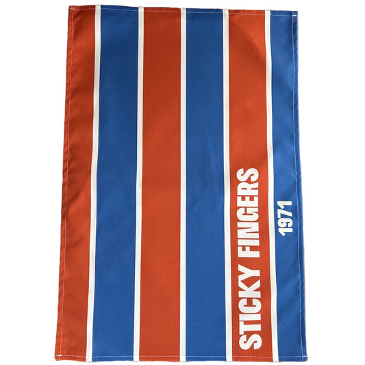 Sticky Fingers Striped Retro Tea towel