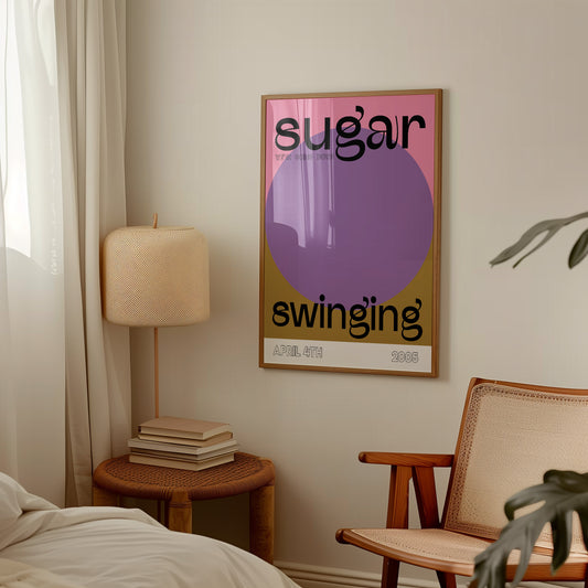 Sugar We're Going Down Swinging Retro Music Giclée Art Print