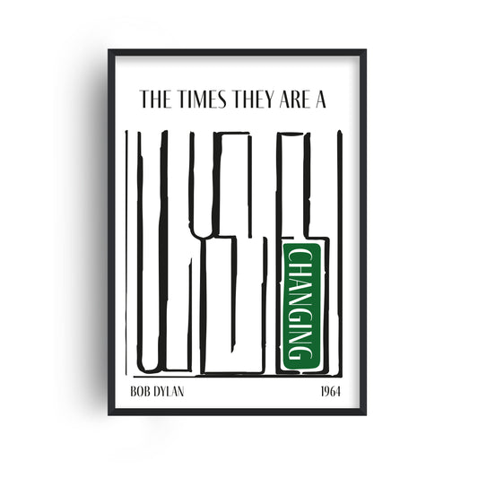 Times are a changing abstract Giclée Art Print