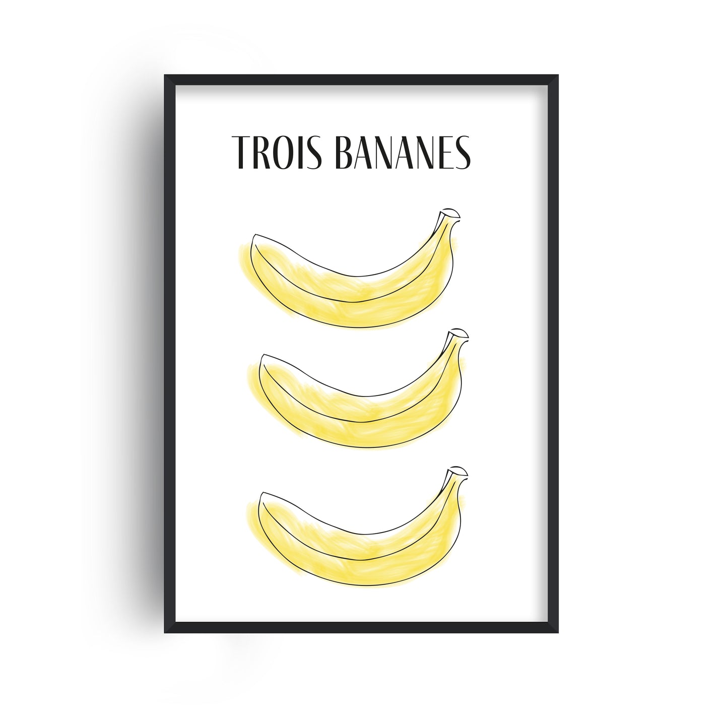 Bananas French Giclée Retro Art Print