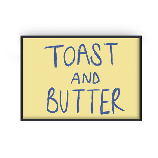Toast and Butter Retro Giclée Art Print