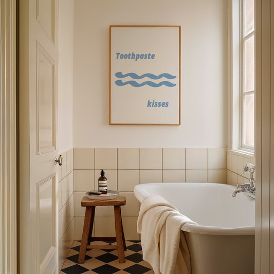 Toothpaste Kisses Giclée Art Print