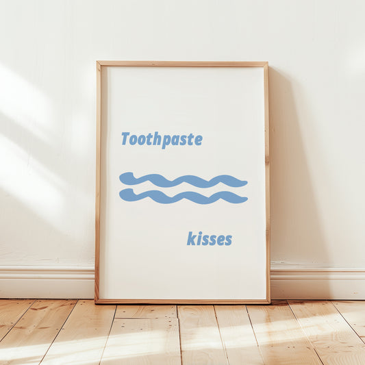 Toothpaste Kisses Giclée Art Print