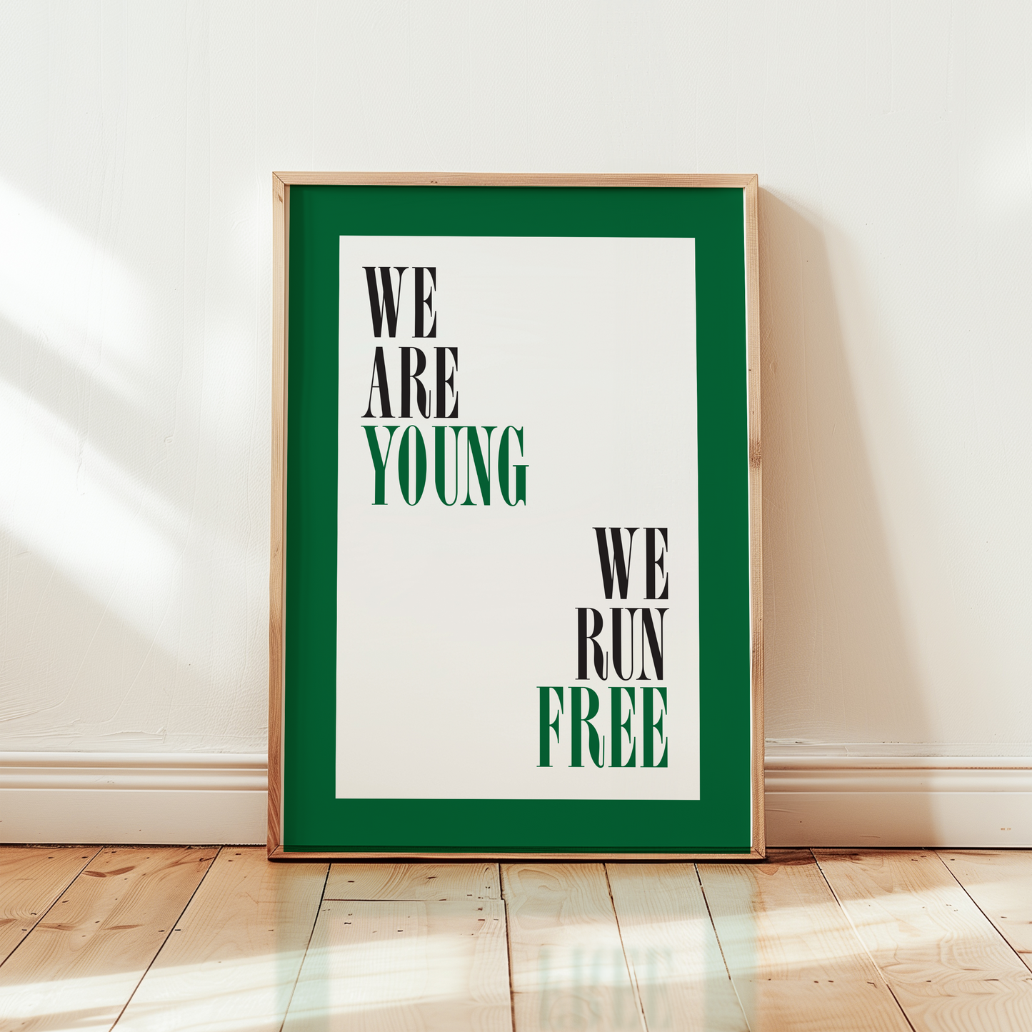 We Are Young We Run Free Giclée Art Print