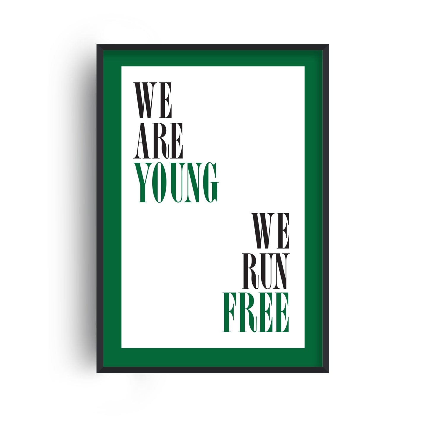 We Are Young We Run Free Giclée Art Print