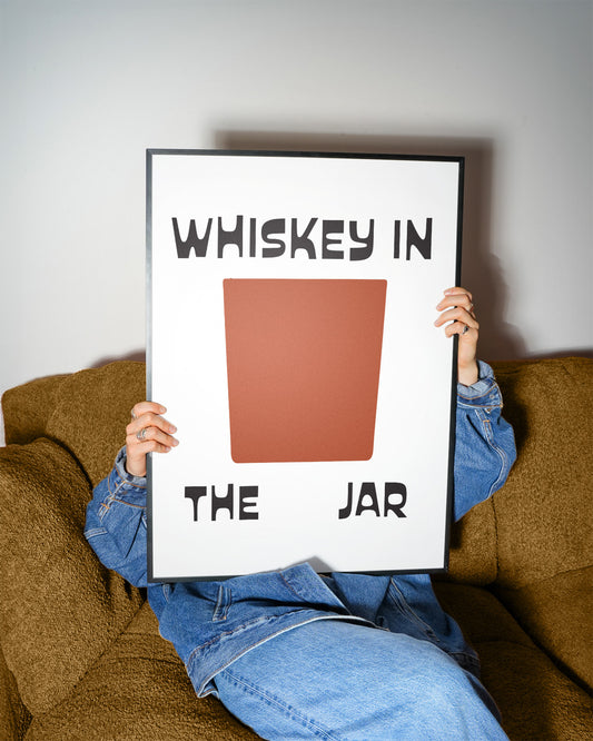 Whiskey In The Jar Retro Music Giclée Art Print