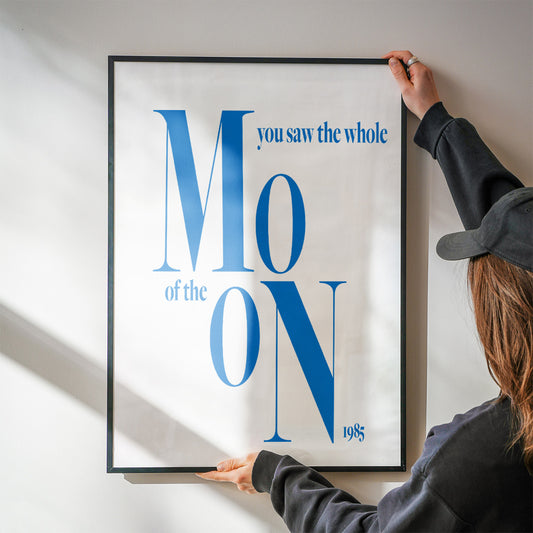 Whole of the Moon Retro Giclée Art Print