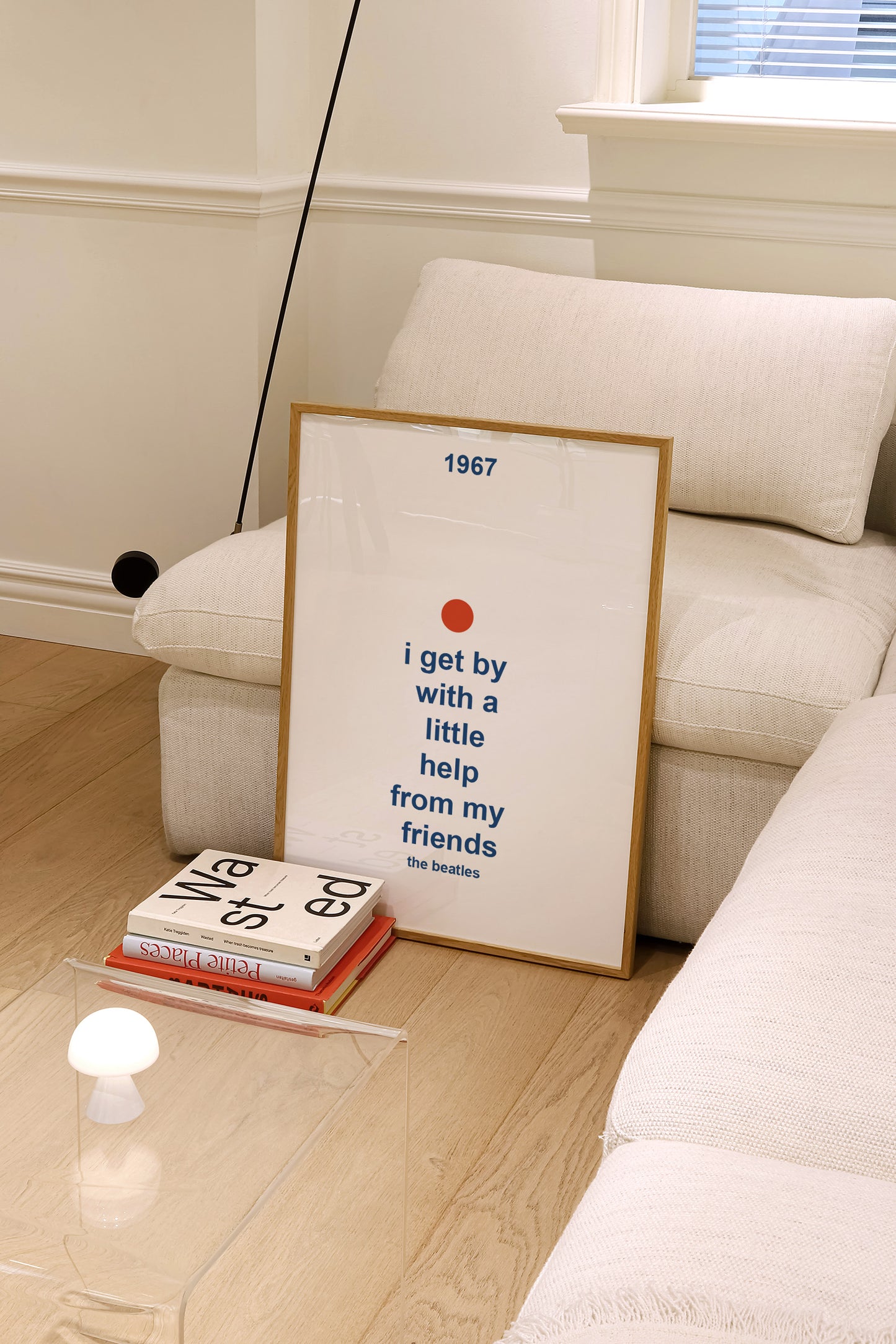 With a little help from my friends Giclée Art Print