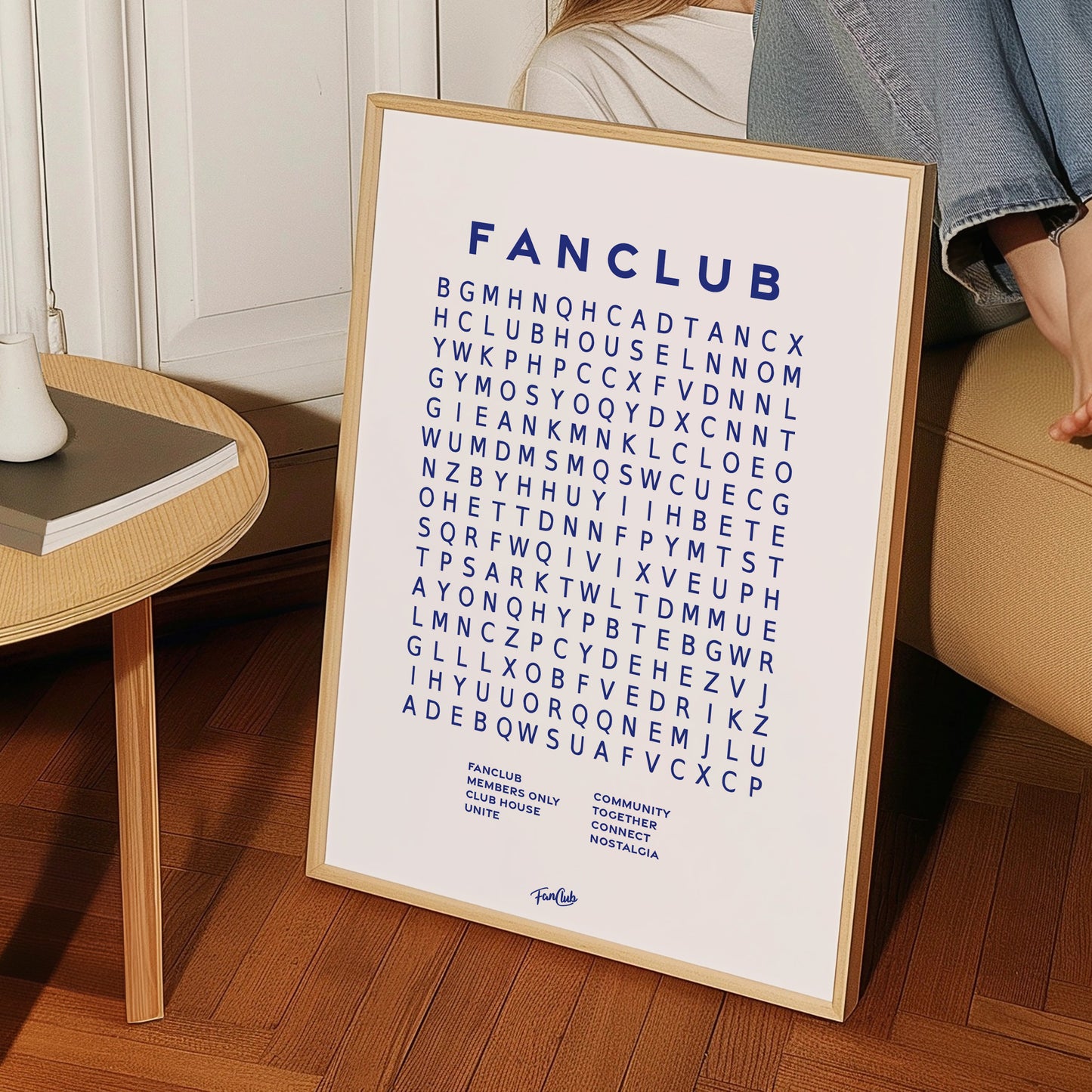 Fanclub Core Wordsearch Giclée Art Print