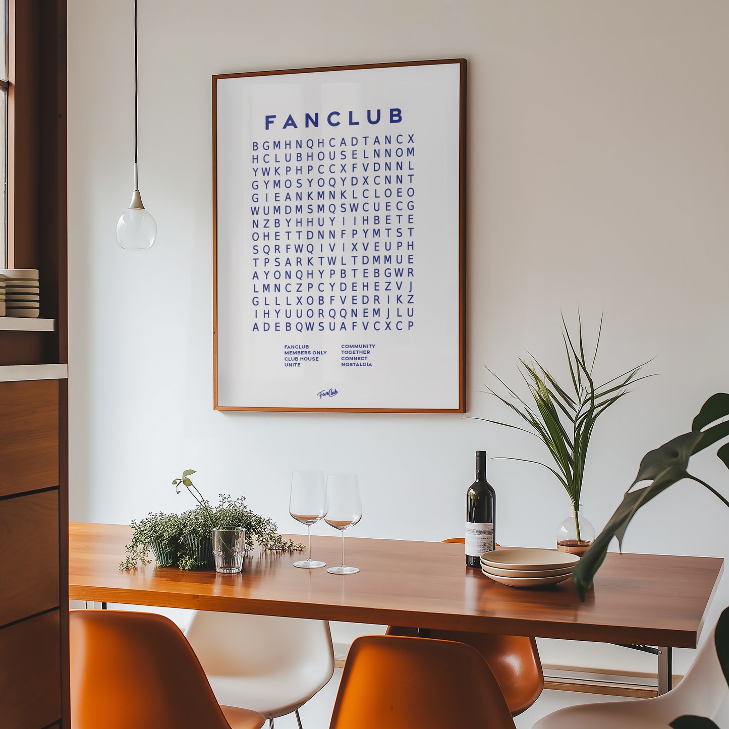 Fanclub Core Wordsearch Giclée Art Print