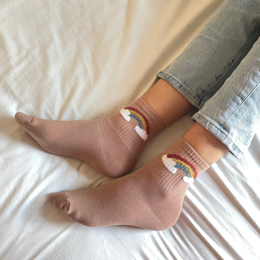 She's A Rainbow Rib Sock