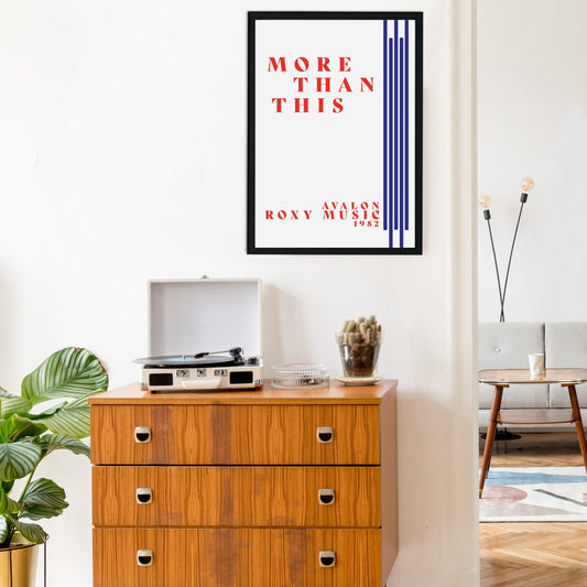More Than This Giclée retro Art Print