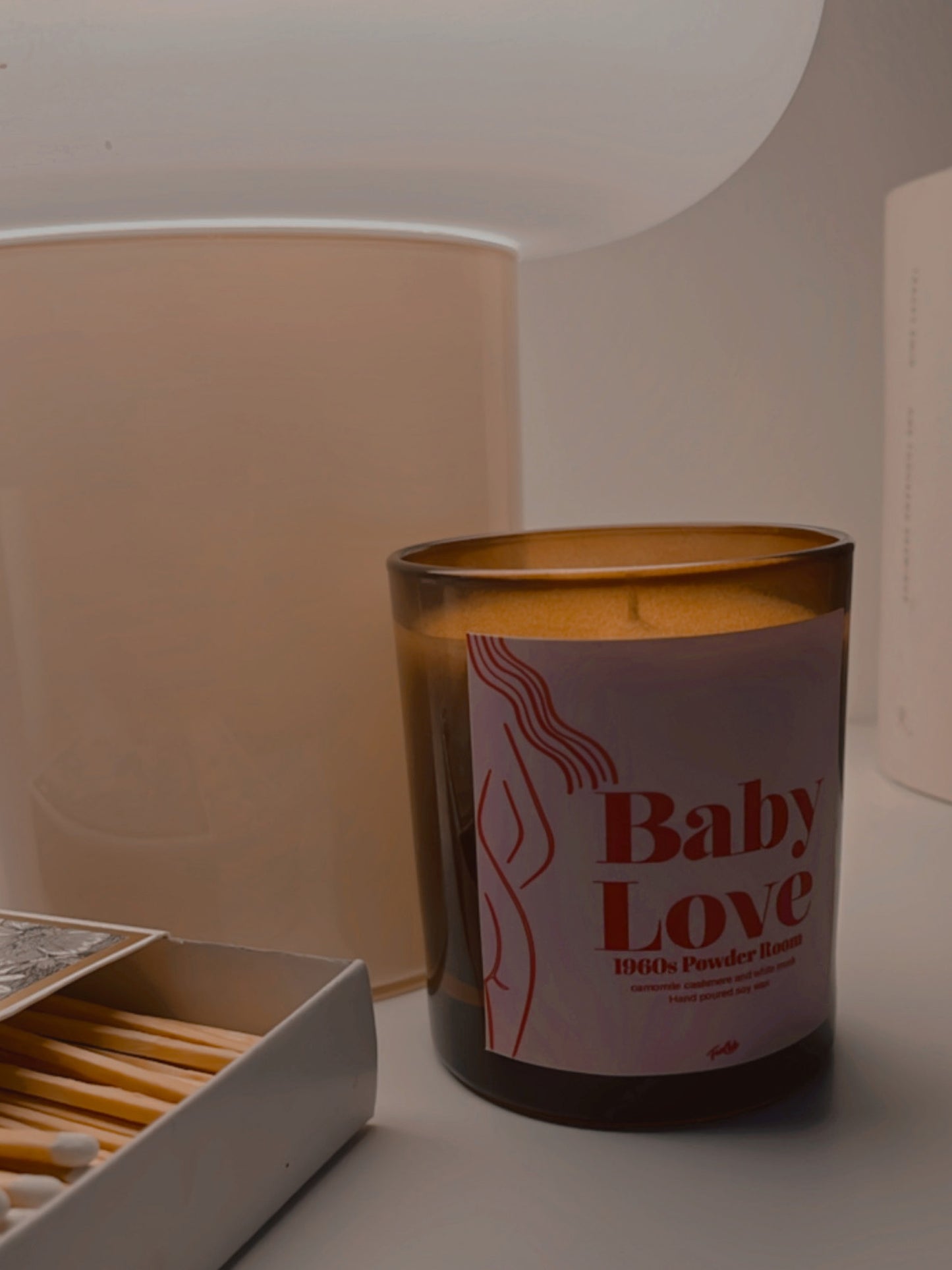 Fanclub Baby Love 1960s Powder Room Candle 30cl