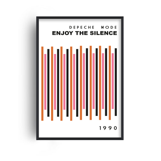 Enjoy The Silence Giclée retro Art Print