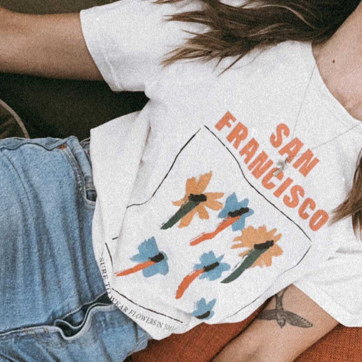 San Francisco  Oversized retro slogan t-shirt