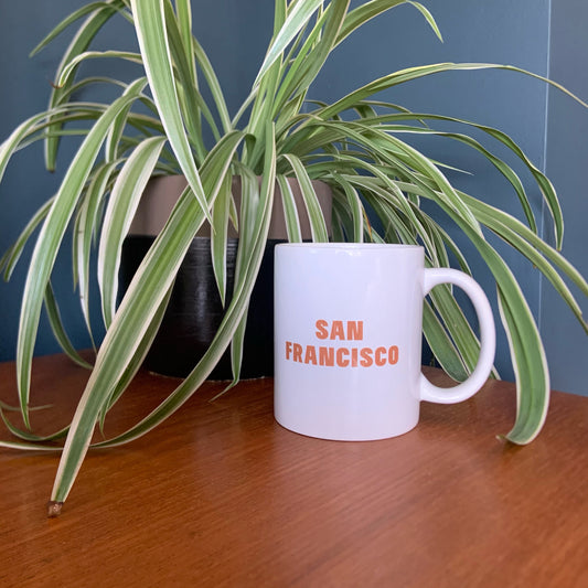 San Francisco Inspired Retro Ceramic Mug
