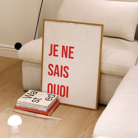 Je ne sais quoi  Giclée retro Art Print