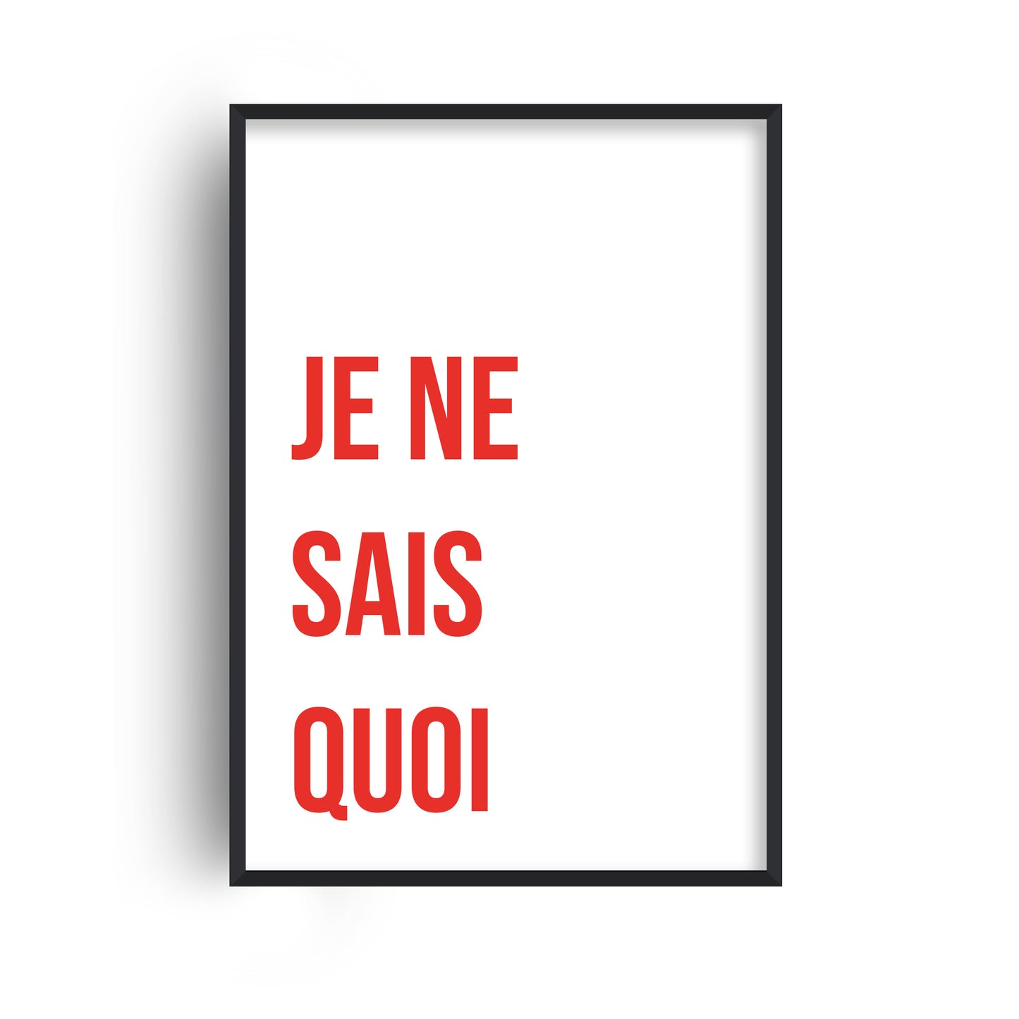 Je ne sais quoi Giclée retro Art Print