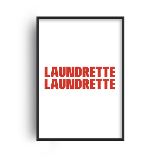 Laundrette Giclée retro Art Print