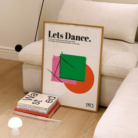 SECONDS SALE Let's Dance Music Giclée Art Print