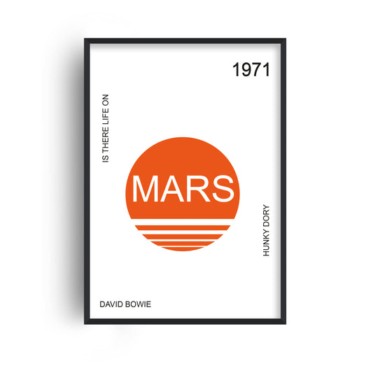 Life On Mars Giclée retro Art Print