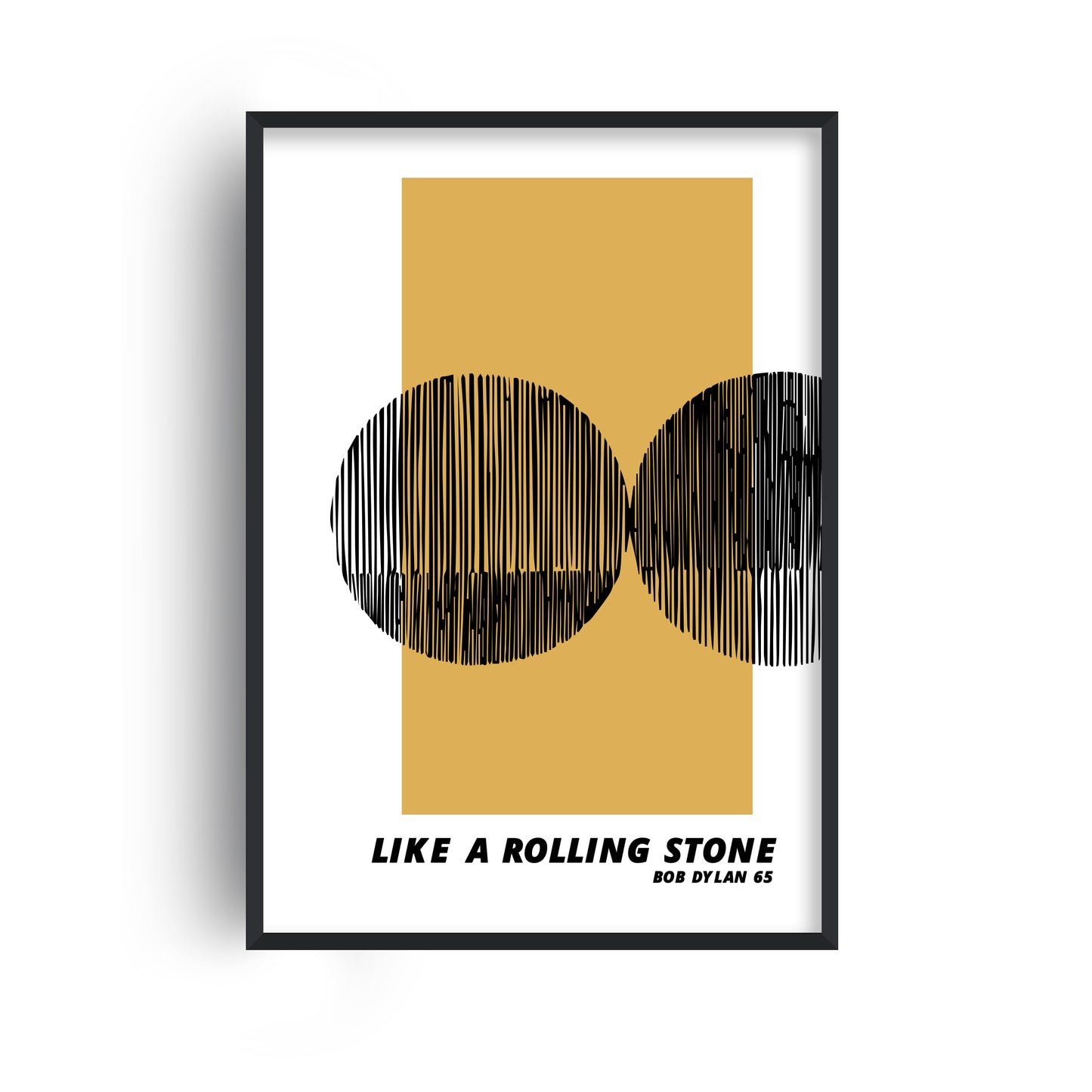 Like a rolling stone Giclée retro Art Print