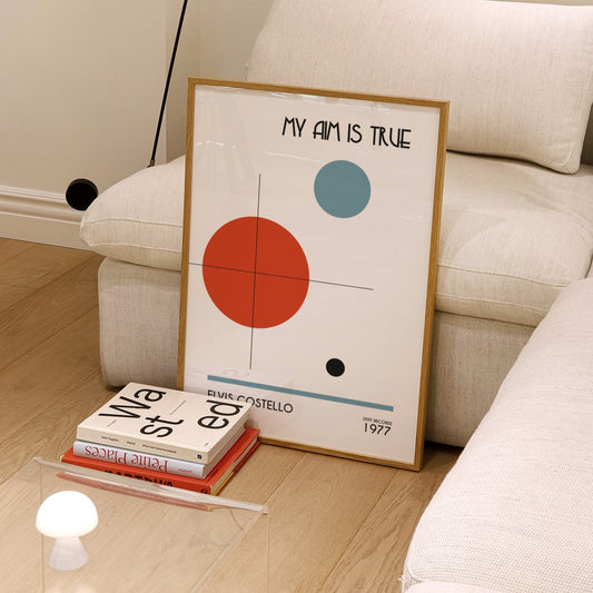 My aim is true abstract Giclée retro Art Print