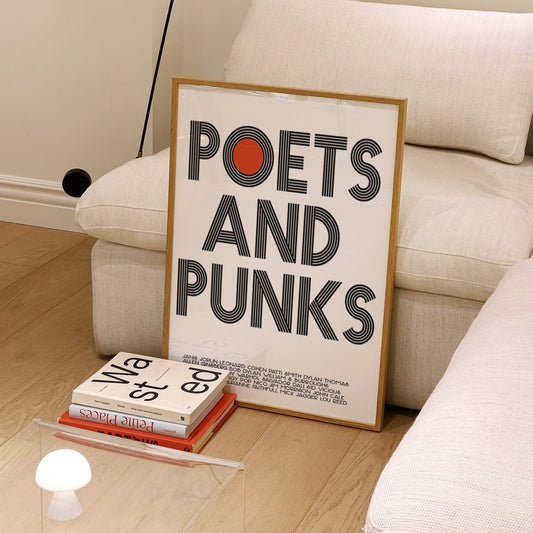 Poets and Punks Art Giclée retro print