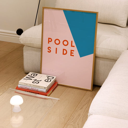 Pool side Abstract Giclée Art Print