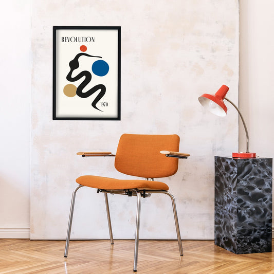 Revolution Giclée retro Art Print