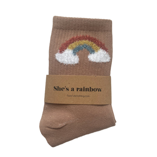 She's A Rainbow Rib Sock